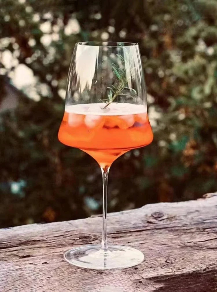 Copo de vinho de cristal de qualidade superior de luxo estilo Josephinen 0,5 mm Copo de champanhe impecável feito à mão extremamente fino