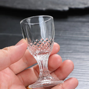 15ml 6 pçs/12 pçs conjunto de vidro tiro doméstico pequena capacidade vidro espíritos copo transparente licor cálice luz utensílios vinho luxo