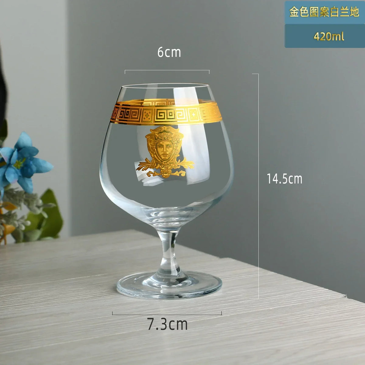 Cálice de cristal dourado L, Conjunto europeu do vidro do vinho tinto, Cálice luxuoso do uísque, Phnom Penh