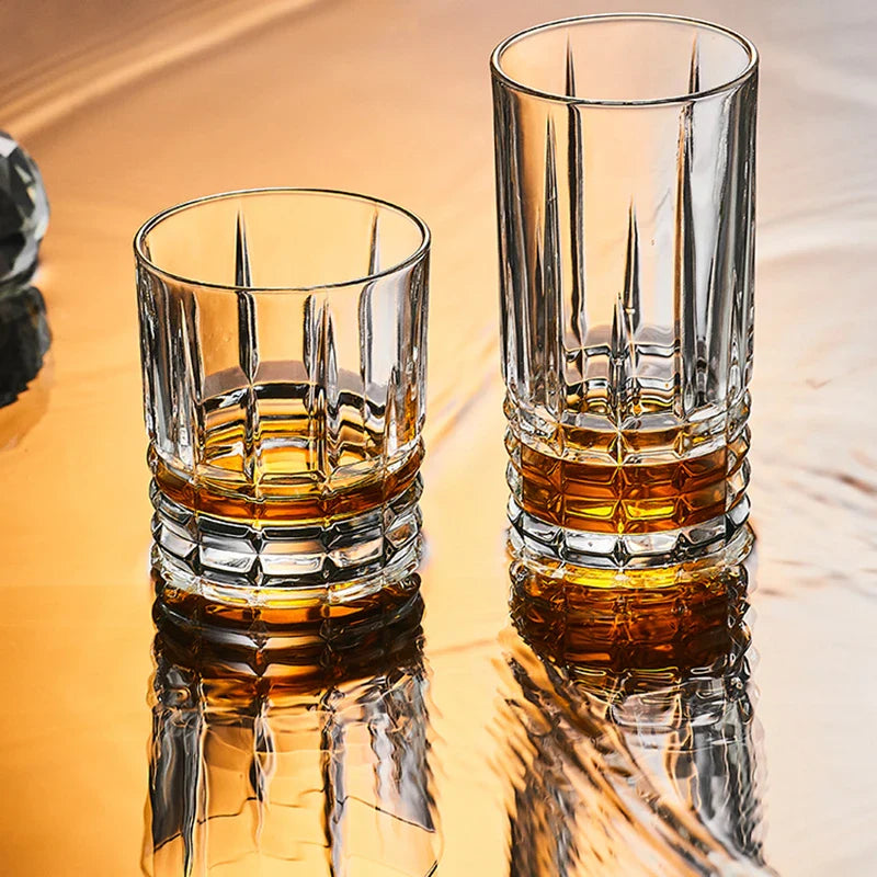 Luxo Modern Wine Glasses, Whisky Cup, Suco, Leite, Cocktail Drinkware, Transparente, Doméstico, Festa, 11oz, 14oz
