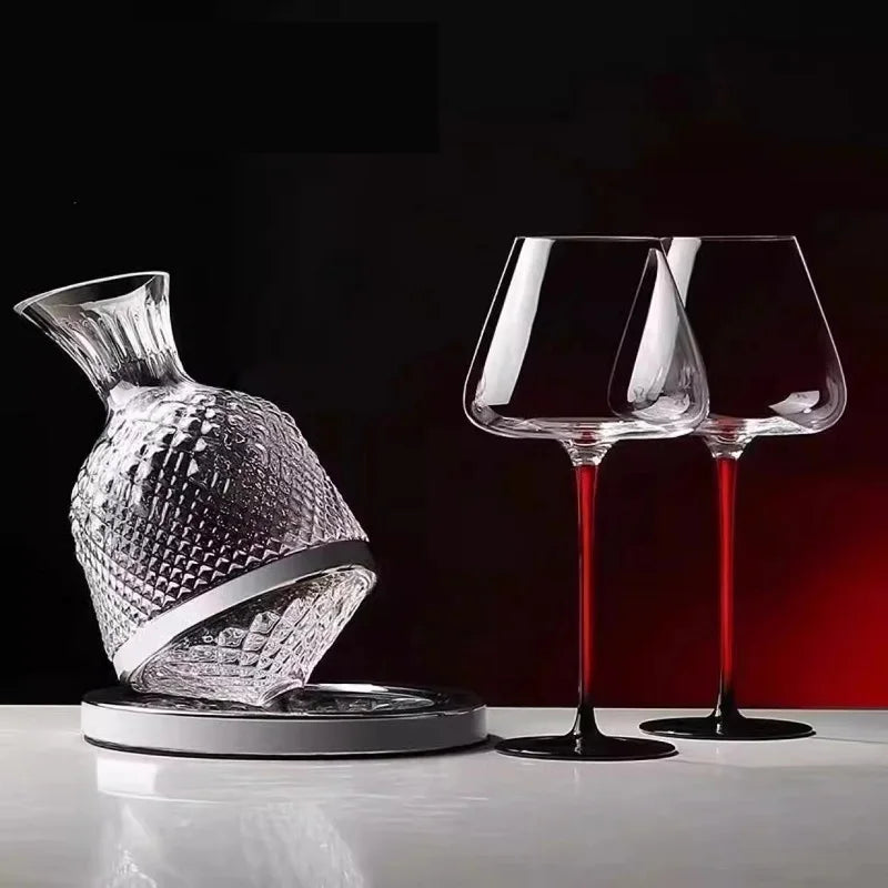 Copos de cristal de luxo borgonha copo de vinho casa acampamento festa champanhe suco vinho beber copo vidro cozinha barra ferramentas 2 pçs