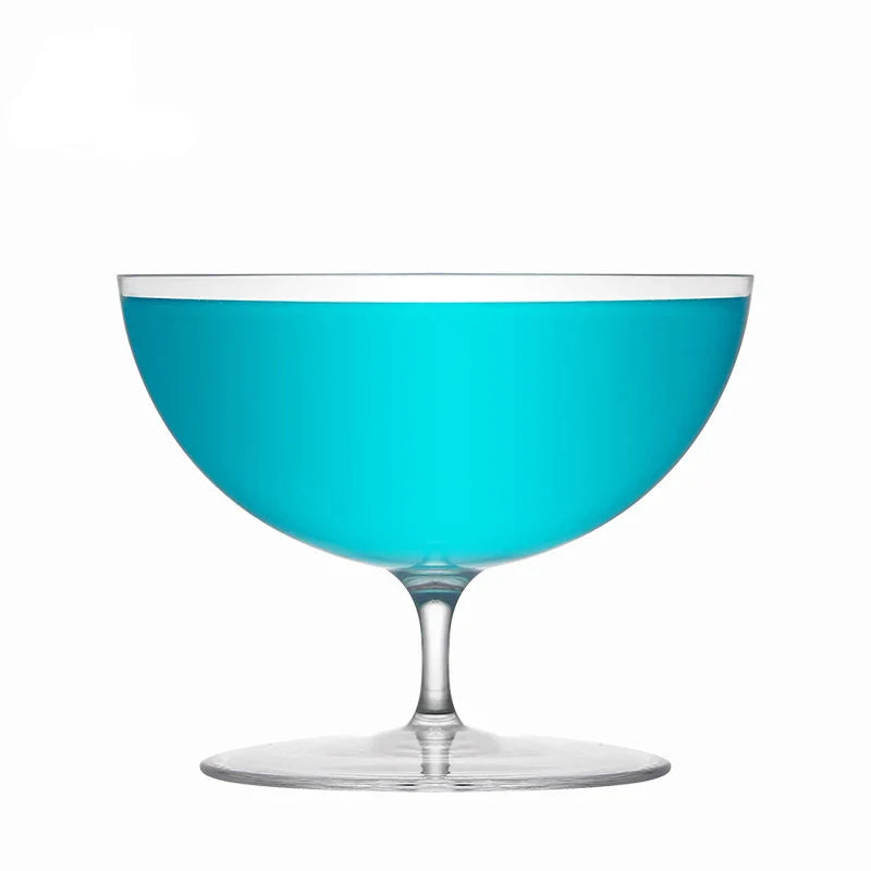 CRISON DWF06 Copo de coquetel de pés curtos estilo japonês Copo de martini Copo de champanhe Copo de sorvete de sobremesa