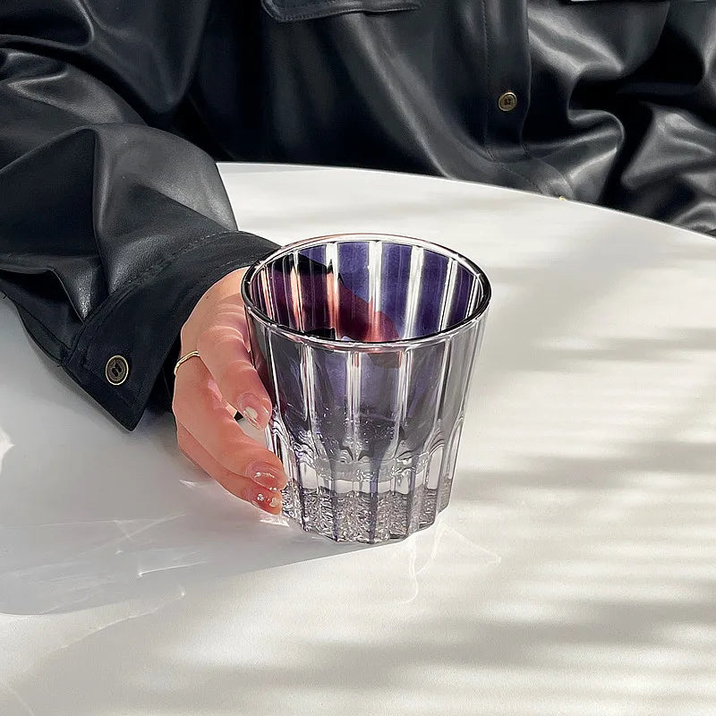 Colorido Star Mangle Rock Drinkware, Copos de água para Party Wine, Decoração de casa, Vidro cristal luxuoso, 200ml