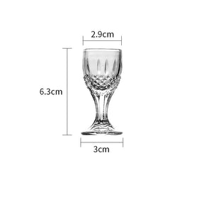 15ml 6 pçs/12 pçs conjunto de vidro tiro doméstico pequena capacidade vidro espíritos copo transparente licor cálice luz utensílios vinho luxo
