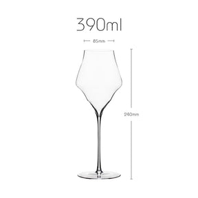 Copo de vinho de cristal de qualidade superior de luxo estilo Josephinen 0,5 mm Copo de champanhe impecável feito à mão extremamente fino