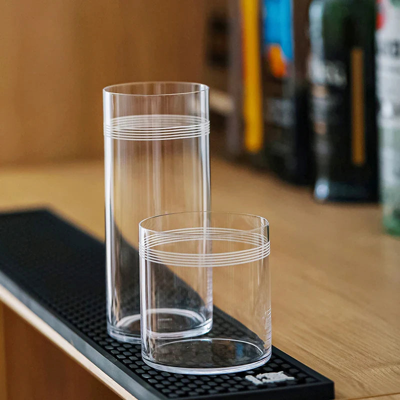 CRISON WK5201 Copo de uísque fino, vidro japonês de cristal para bar, coquetel para bebidas antigas, utensílios de bartender