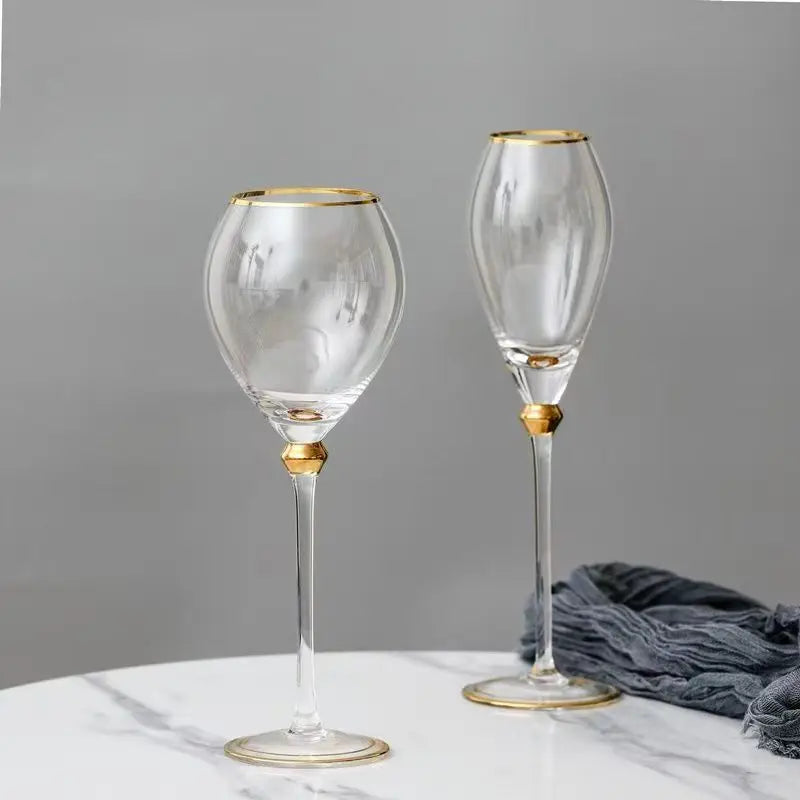 2 pçs phnom penh copo de champanhe vidro de vinho tinto banquete restaurante casa armário de vinho mesa de jantar modelo decoração do quarto tribunal copo